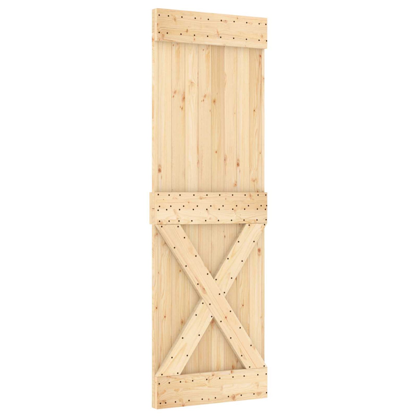 Dør NARVIK 70 x 210 cm Massivt Fyrretræ (Ubehandlet)