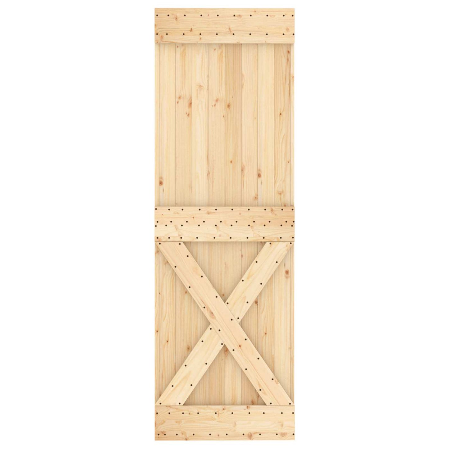 Dør NARVIK 70 x 210 cm Massivt Fyrretræ (Ubehandlet)