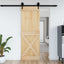 Dør NARVIK 80 x 210 cm Massivt Fyrretræ (Ubehandlet)