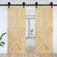 Dør NARVIK 85 x 210 cm Massivt Fyrretræ (Ubehandlet)