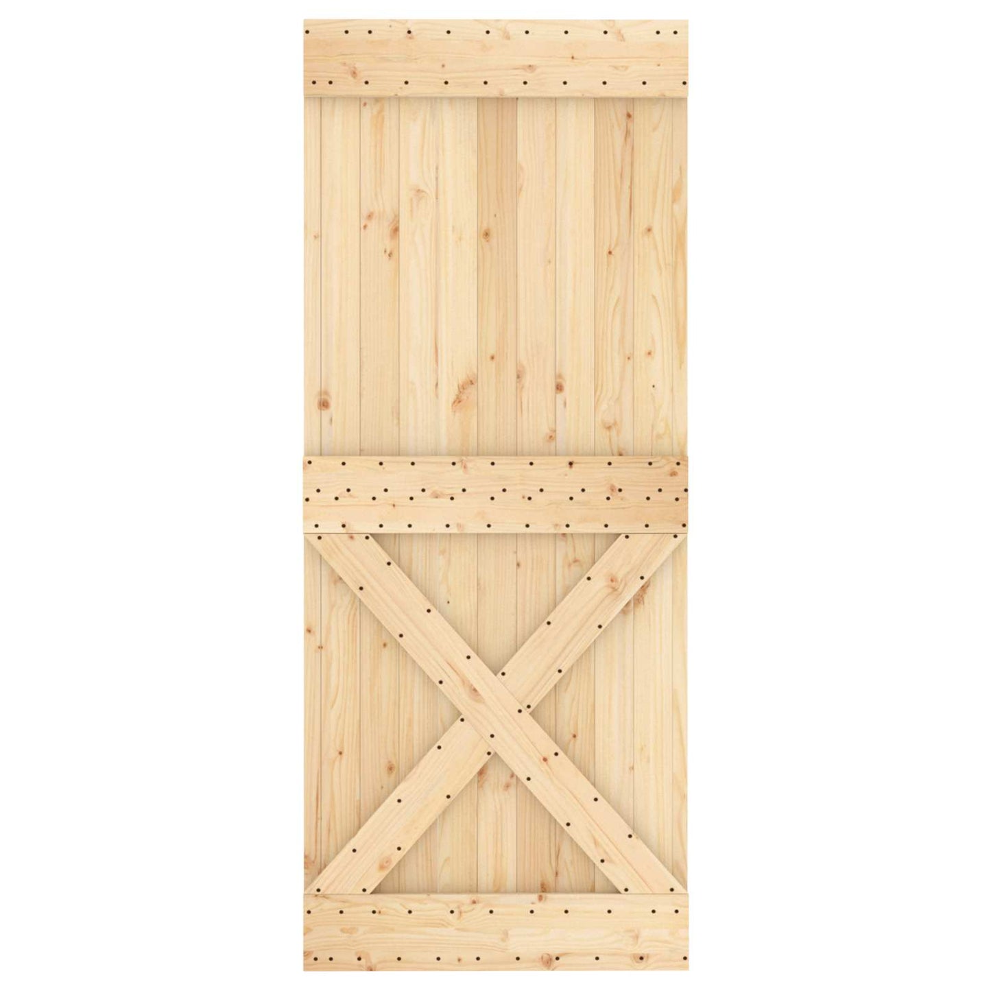 Dør NARVIK 85 x 210 cm Massivt Fyrretræ (Ubehandlet)