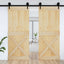 Dør NARVIK 90 x 210 cm Massivt Fyrretræ (Ubehandlet)