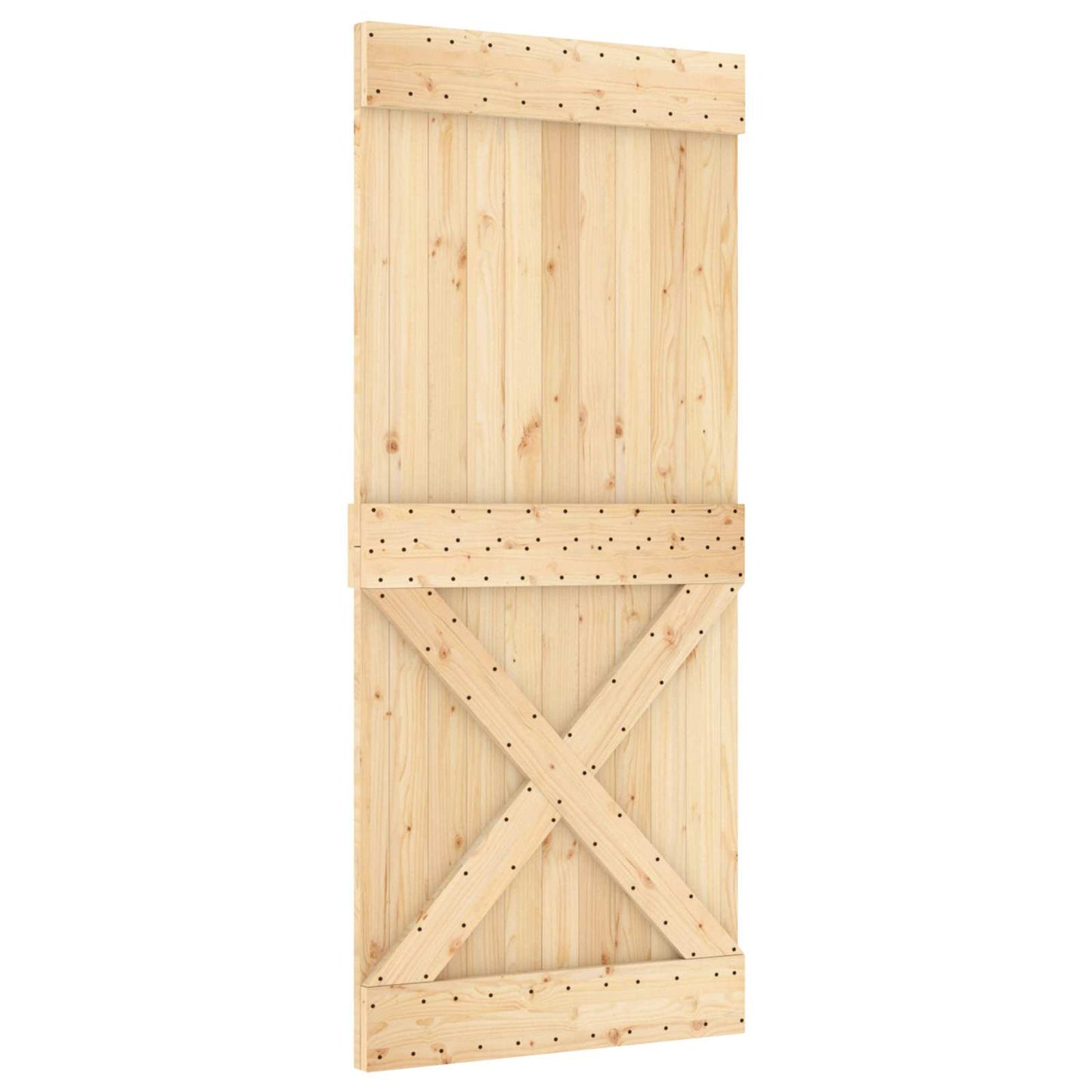 Dør NARVIK 90 x 210 cm Massivt Fyrretræ (Ubehandlet)