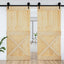 Dør NARVIK 100 x 210 cm Massivt Fyrretræ (Ubehandlet)