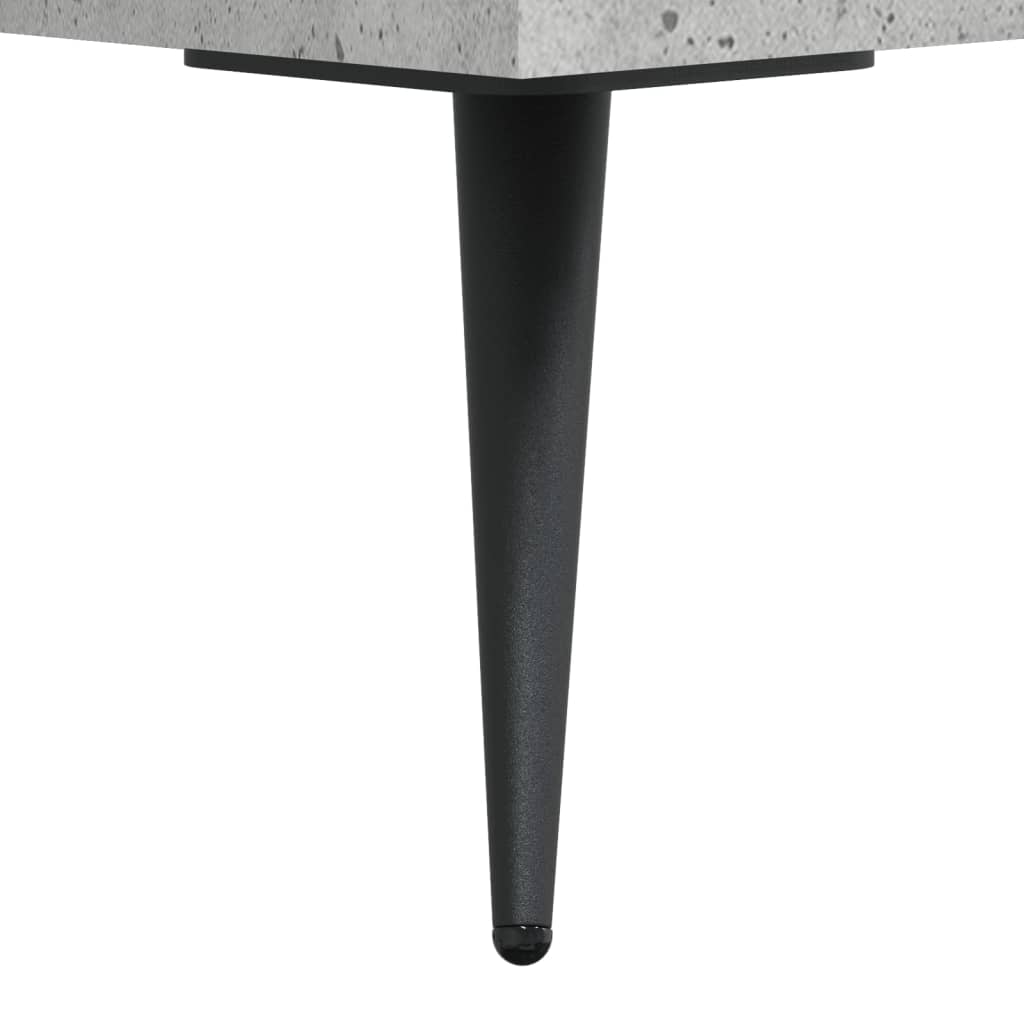 skænk 69,5x34x90 cm konstrueret træ betongrå