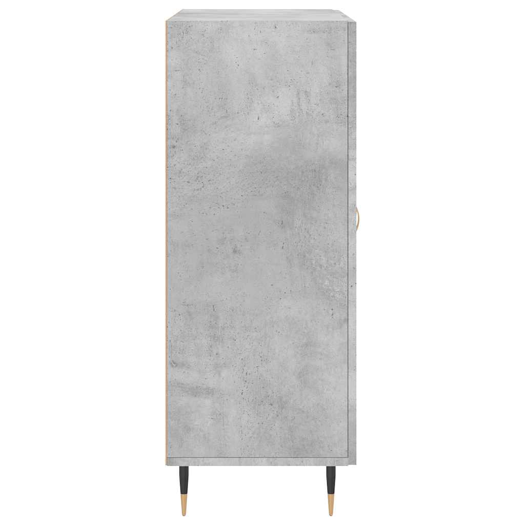 skænk 69,5x34x90 cm konstrueret træ betongrå