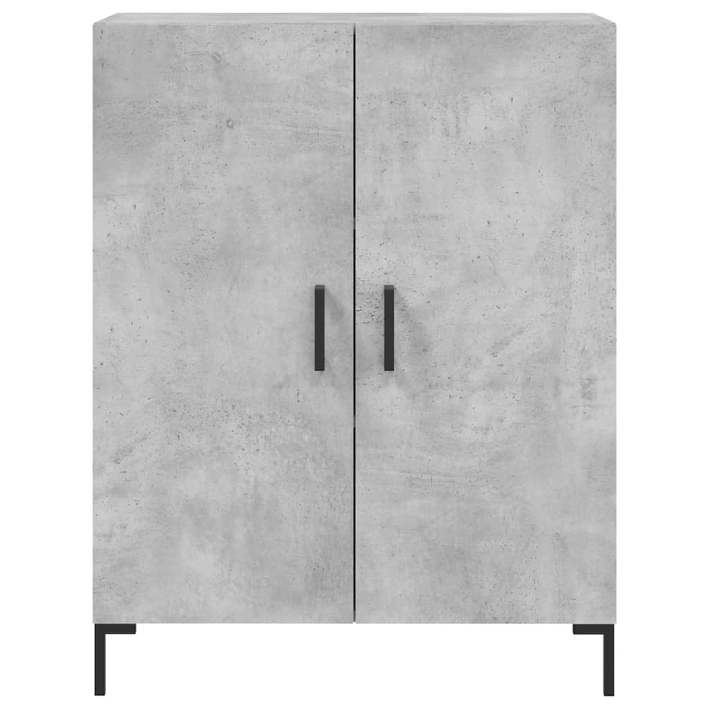 skænk 69,5x34x90 cm konstrueret træ betongrå