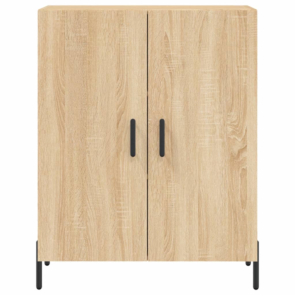 skænk 69,5x34x90 cm konstrueret træ sonoma-eg