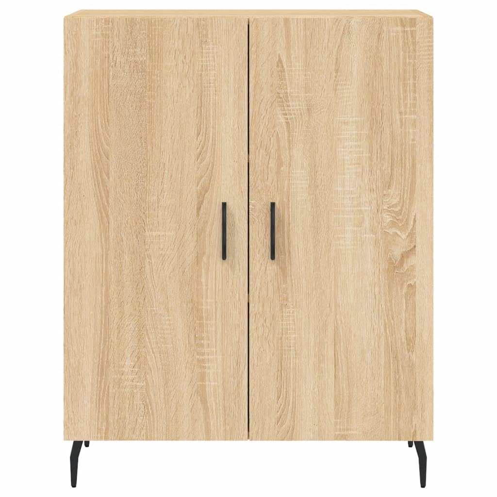 skænk 69,5x34x90 cm konstrueret træ sonoma-eg