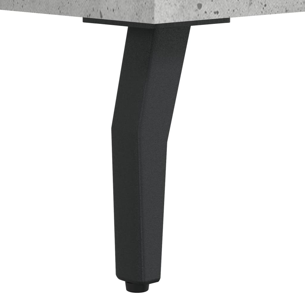 skænk 69,5x34x90 cm konstrueret træ betongrå