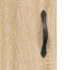 skænk 69,5x34x90 cm konstrueret træ sonoma-eg