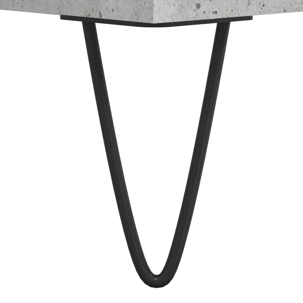 skænk 69,5x34x90 cm konstrueret træ betongrå