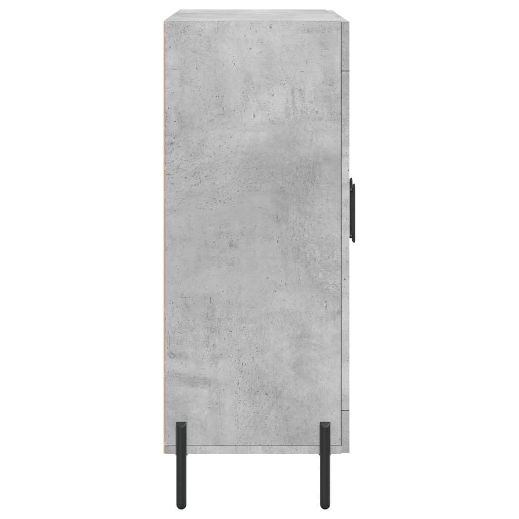skænk 69,5x34x90 cm konstrueret træ betongrå