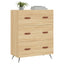 kommode 69,5x34x90 cm konstrueret træ sonoma-eg