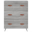 kommode 69,5x34x90 cm konstrueret træ sonoma-eg
