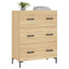 skænk 69,5x34x90 cm konstrueret træ sonoma-eg