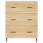 skænk 69,5x34x90 cm konstrueret træ sonoma-eg