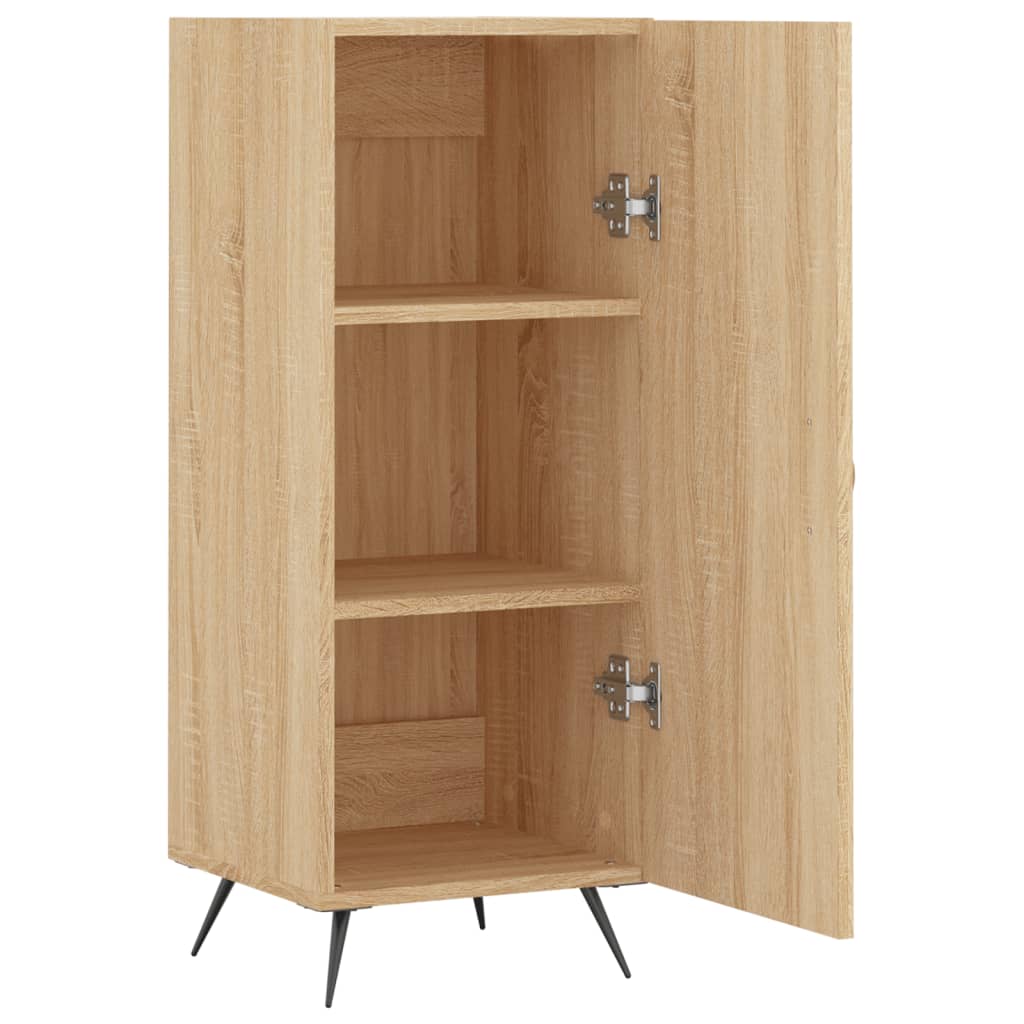 skænk 34,5x34x90 cm konstrueret træ sonoma-eg