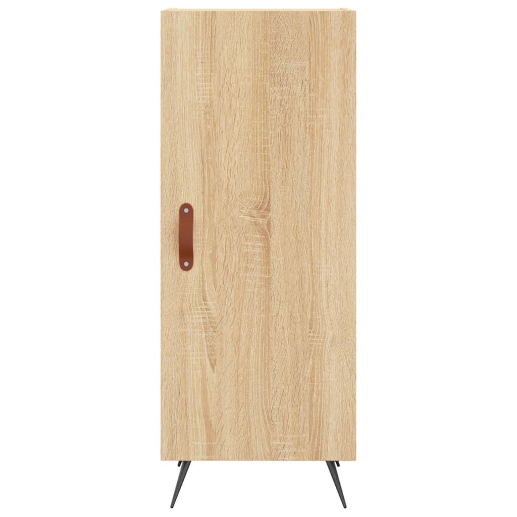 skænk 34,5x34x90 cm konstrueret træ sonoma-eg