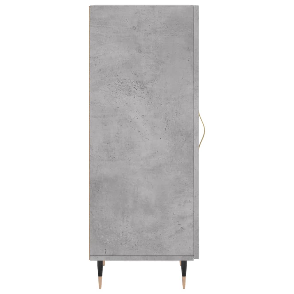 skænk 34,5x34x90 cm konstrueret træ betongrå
