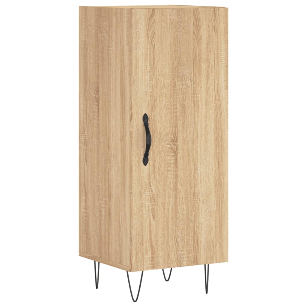 skænk 34,5x34x90 cm konstrueret træ sonoma-eg