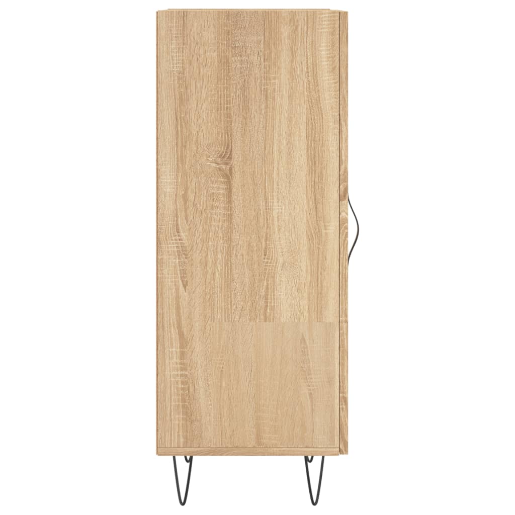 skænk 34,5x34x90 cm konstrueret træ sonoma-eg