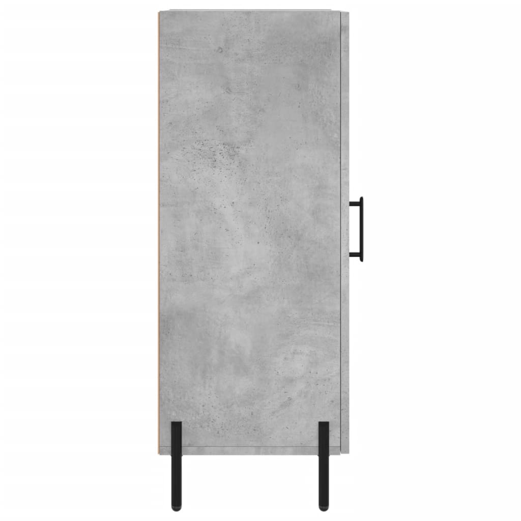 skænk 34,5x34x90 cm konstrueret træ betongrå