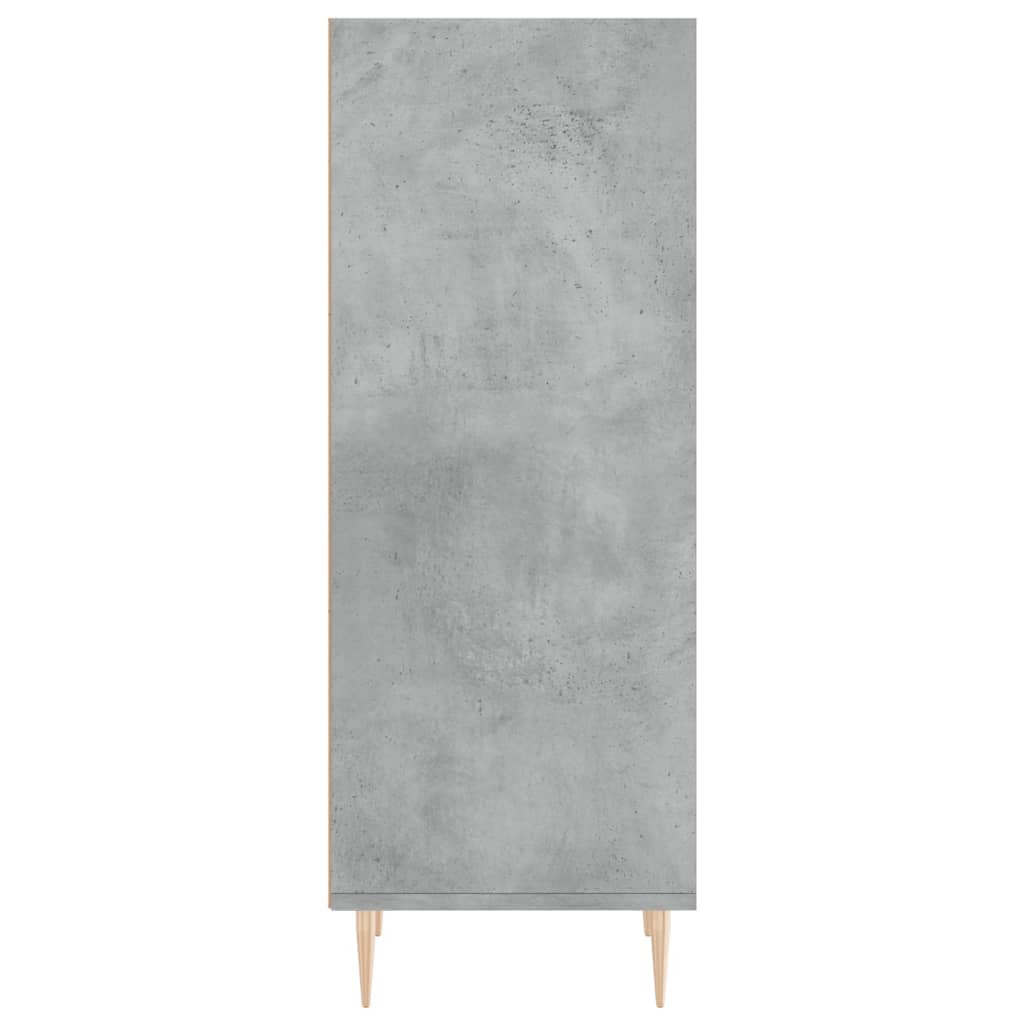 skænk 34,5x32,5x90 cm konstrueret træ betongrå