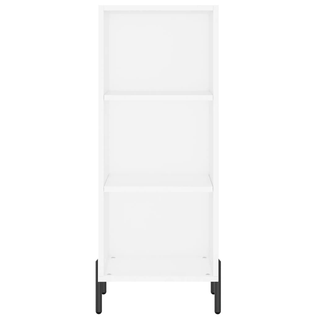 skænk 34,5x32,5x90 cm konstrueret træ hvid