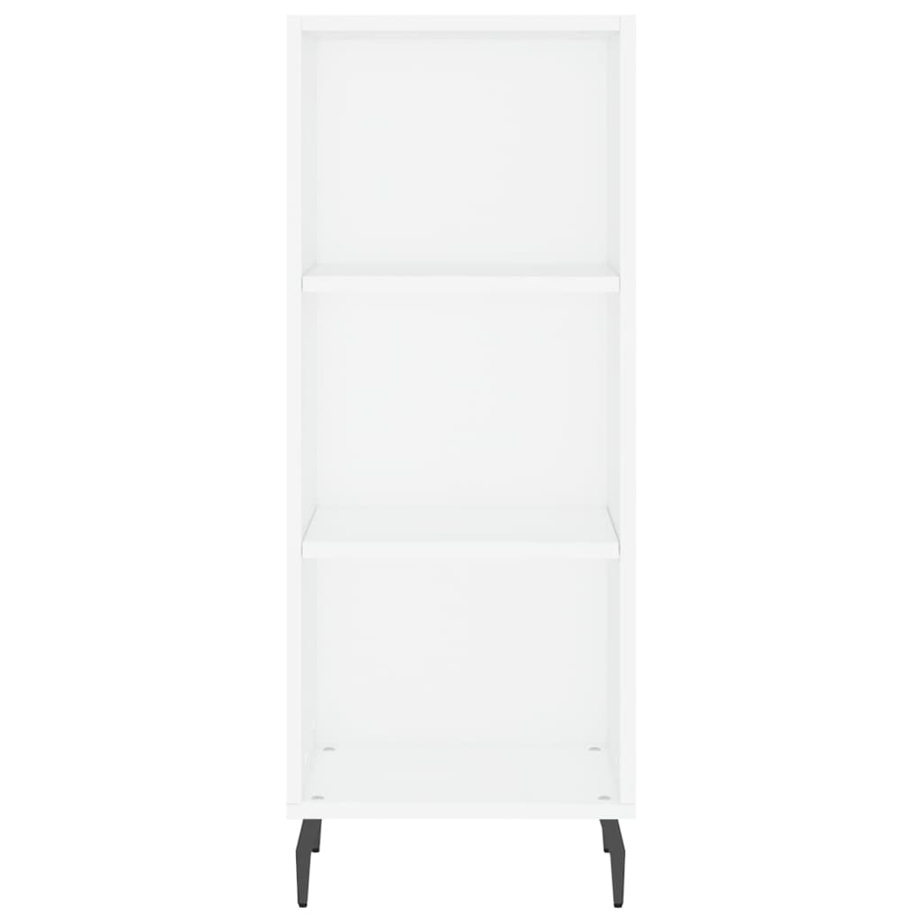 skænk 34,5x32,5x90 cm konstrueret træ hvid