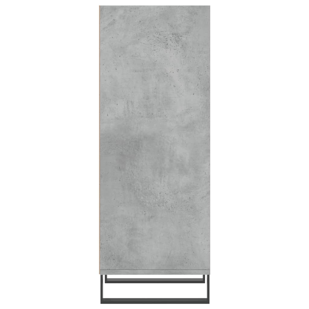 skænk 34,5x32,5x90 cm konstrueret træ betongrå