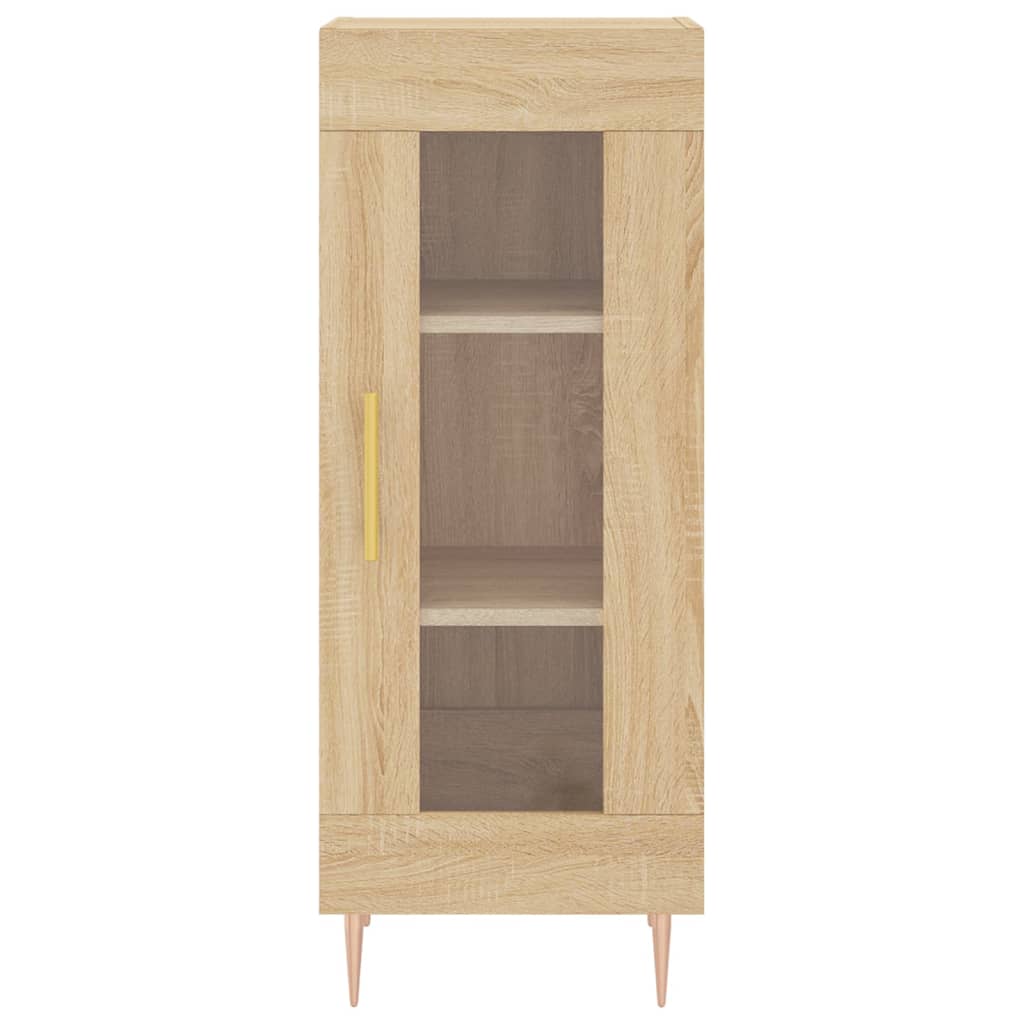 skænk 34,5x34x90 cm konstrueret træ sonoma-eg