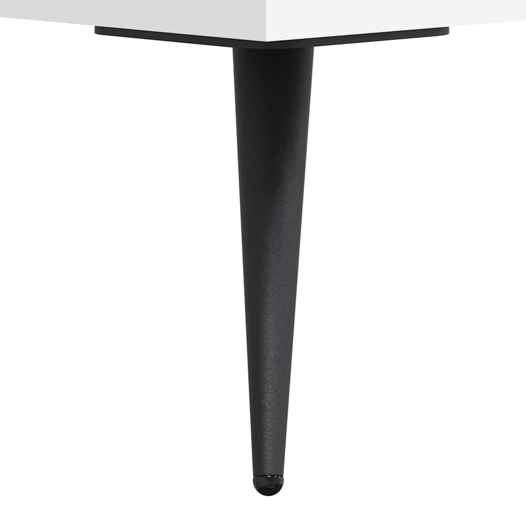 skænk 69,5x34x90 cm konstrueret træ hvid