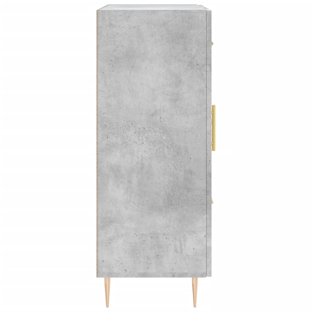 skænk 69,5x34x90 cm konstrueret træ betongrå