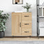skænk 69,5x34x90 cm konstrueret træ sonoma-eg