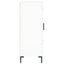 skænk 69,5x34x90 cm konstrueret træ hvid