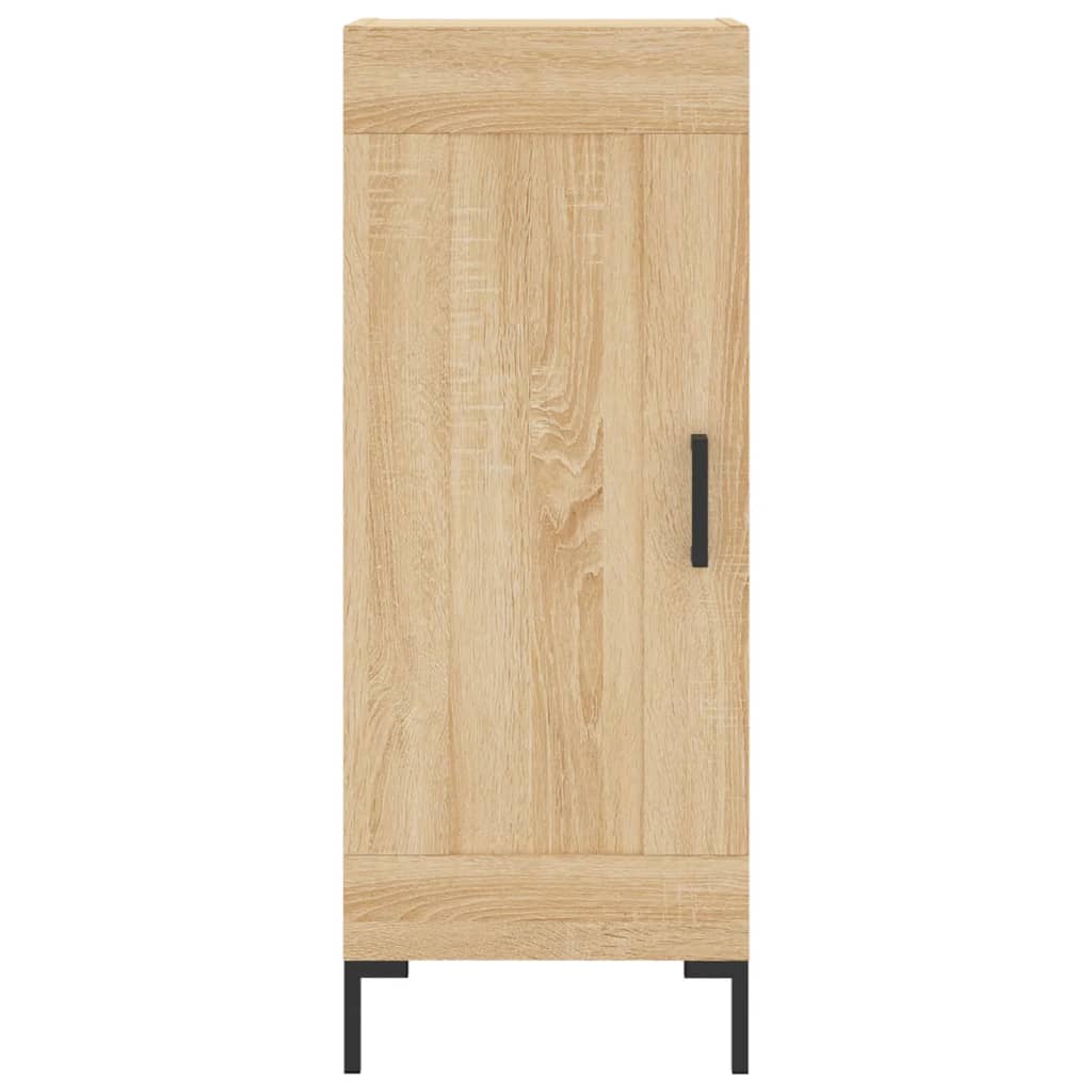 skænk 34,5x34x90 cm konstrueret træ sonoma-eg