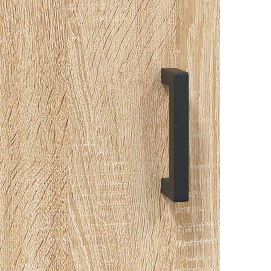 skænk 34,5x34x90 cm konstrueret træ sonoma-eg