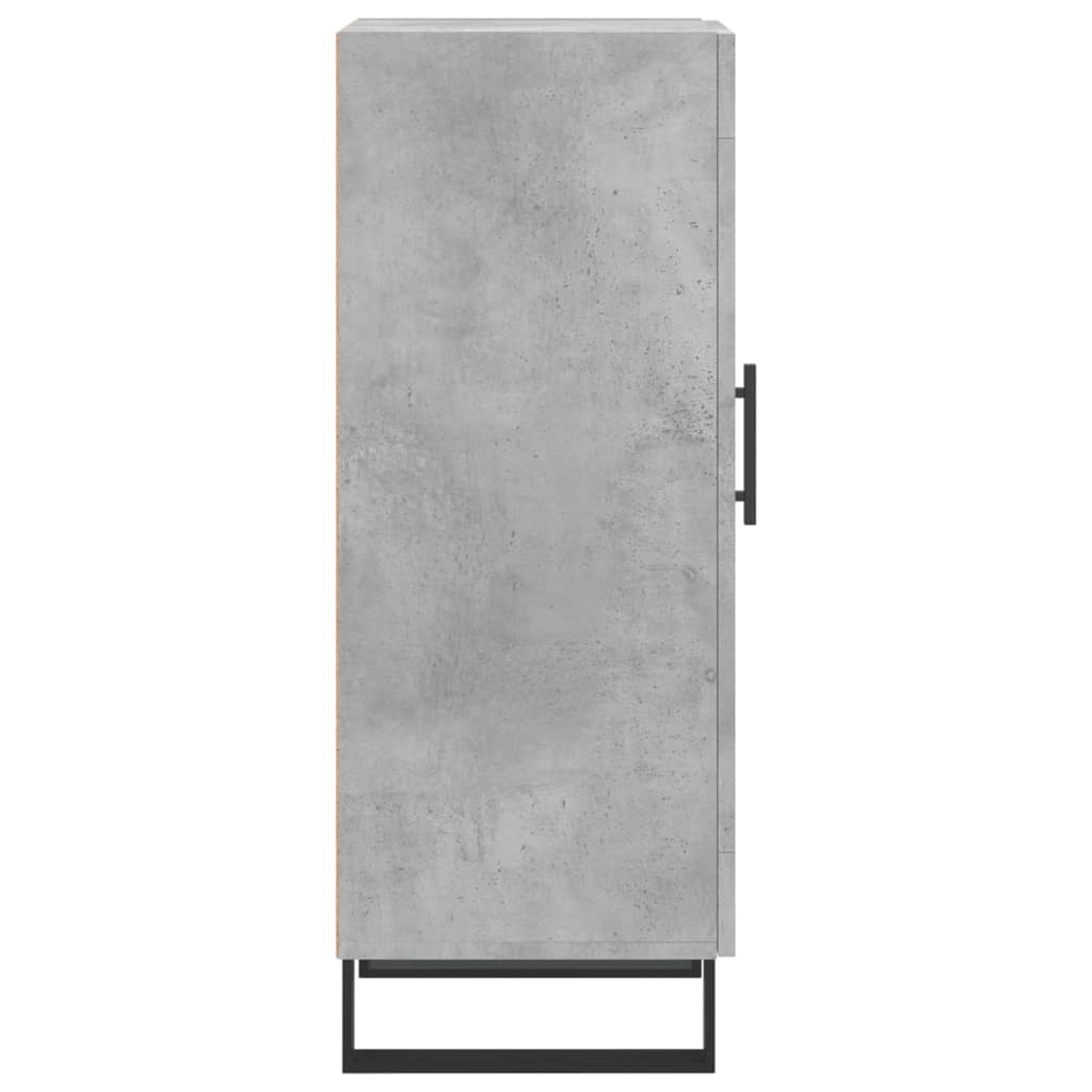 skænk 34,5x34x90 cm konstrueret træ betongrå