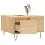 sofabord 55x55x36,5 cm konstrueret træ sonoma-eg