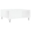 sofabord 80x80x36,5 cm konstrueret træ hvid