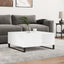 sofabord 80x80x36,5 cm konstrueret træ hvid
