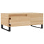 sofabord 90x50x36,5 cm konstrueret træ sonoma-eg