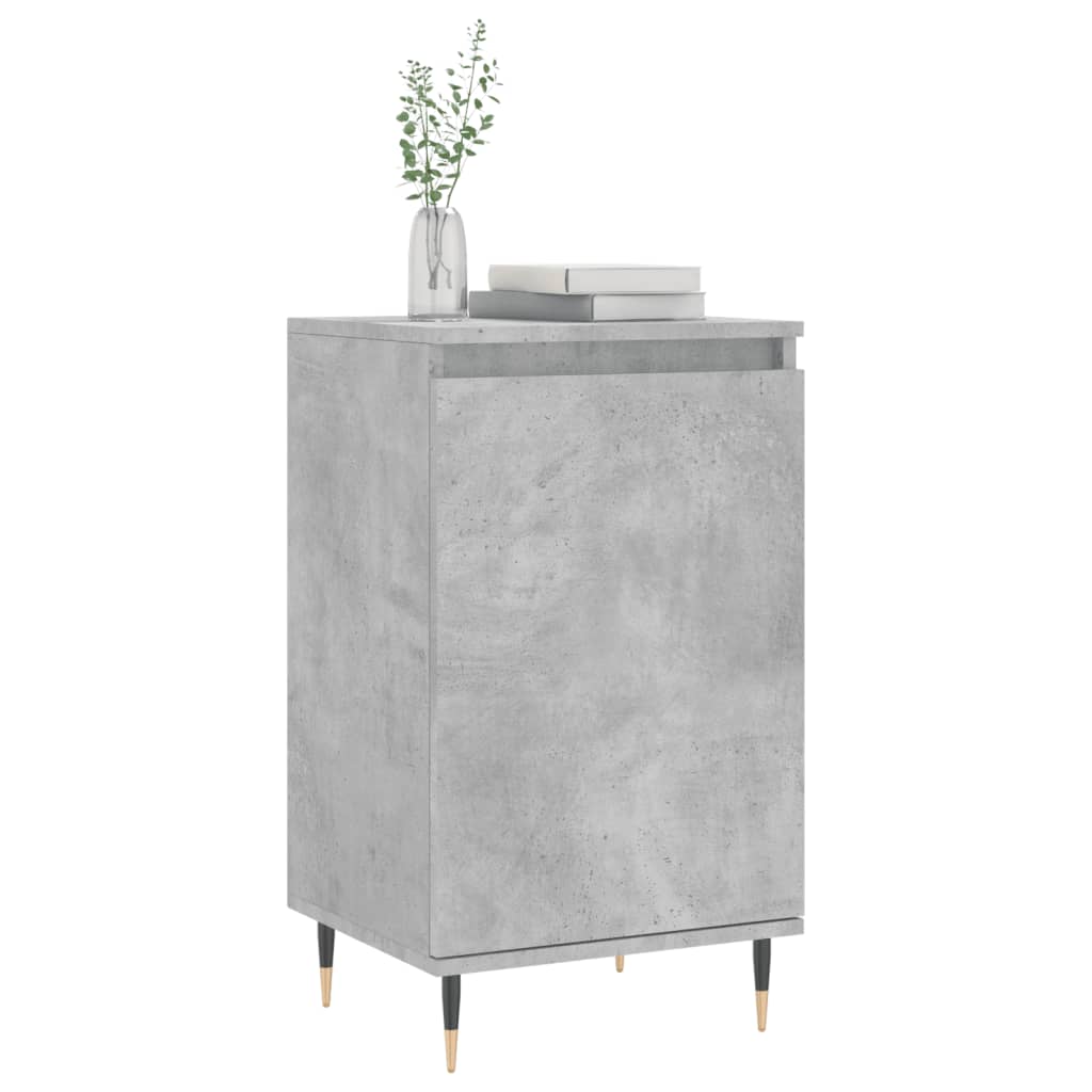 skænk 40x35x70 cm konstrueret træ betongrå