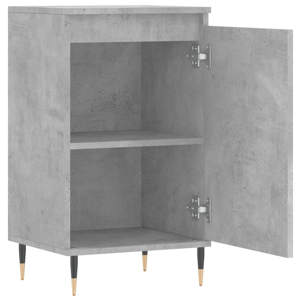 skænk 40x35x70 cm konstrueret træ betongrå