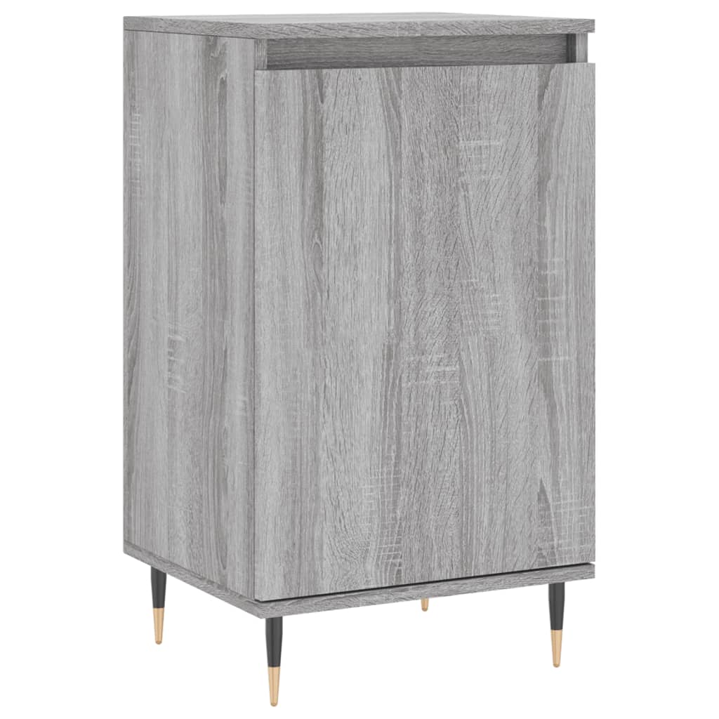 skænk 40x35x70 cm konstrueret træ grå sonoma-eg