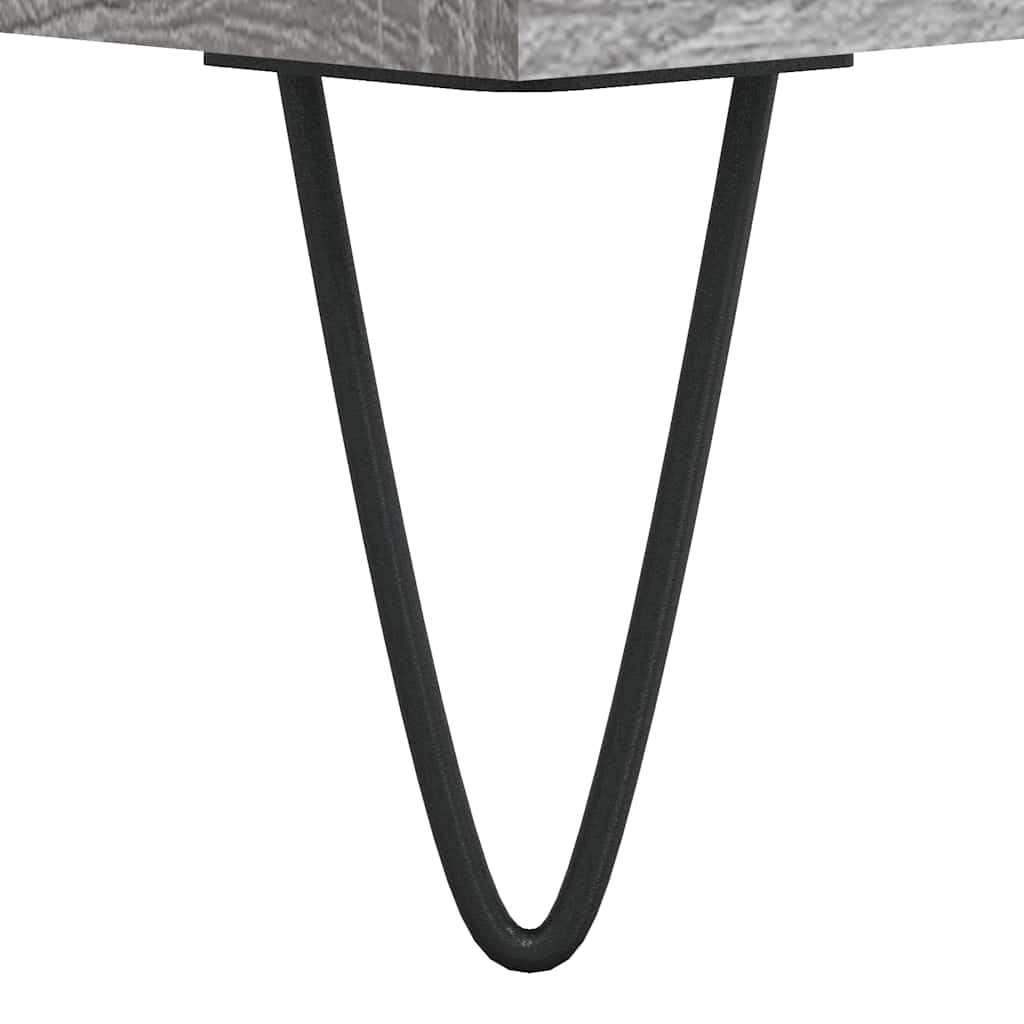 skænk 40x35x70 cm konstrueret træ grå sonoma-eg