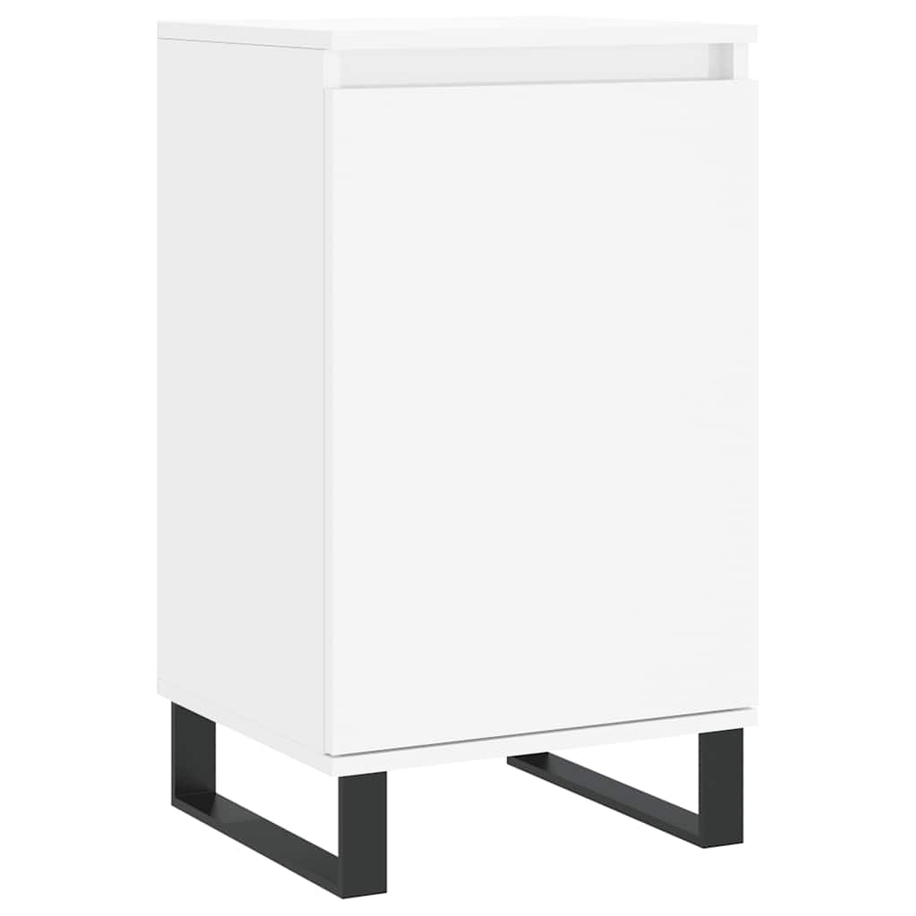 skænk 40x35x70 cm konstrueret træ hvid