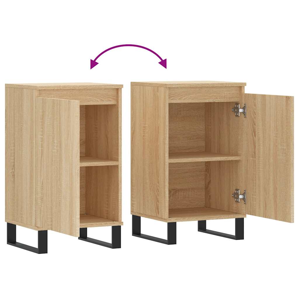 skænk 40x35x70 cm konstrueret træ sonoma-eg
