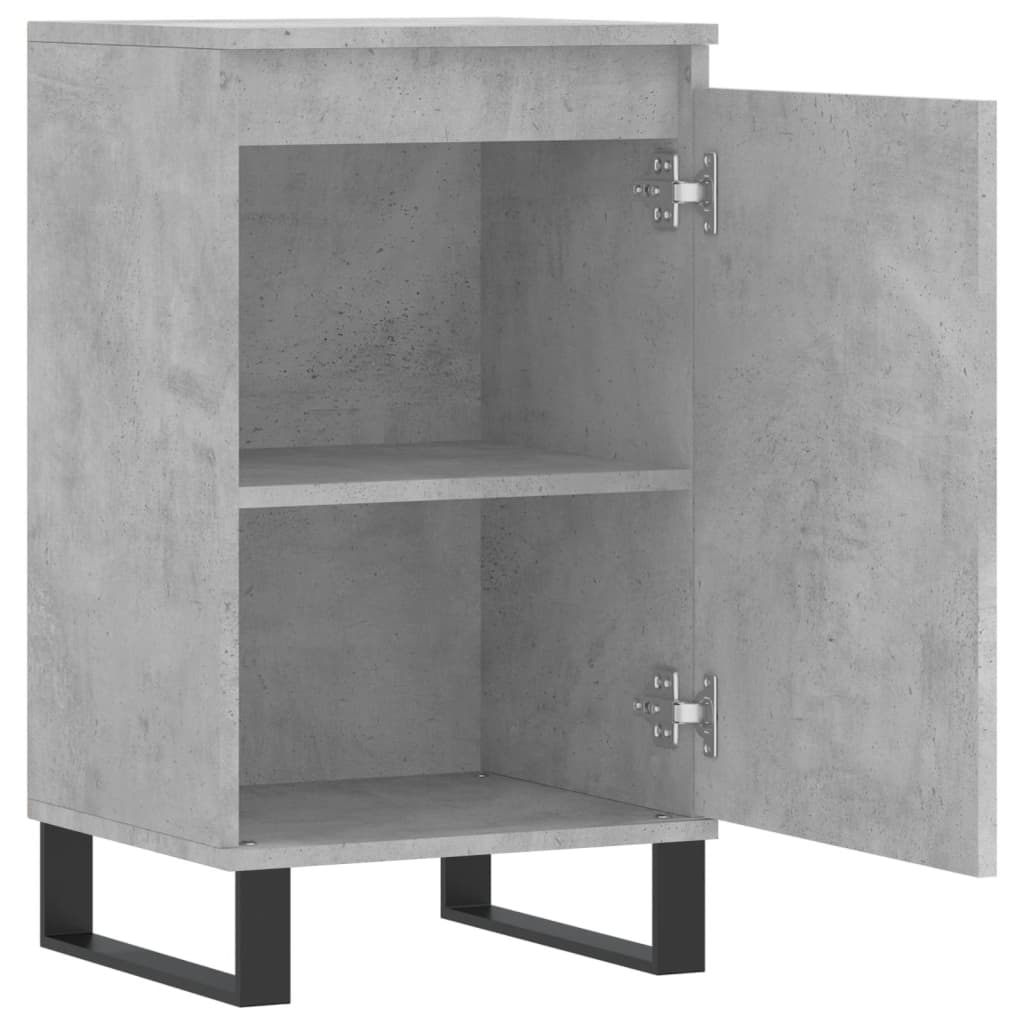 skænke 2 stk. 40x35x70 cm konstrueret træ betongrå